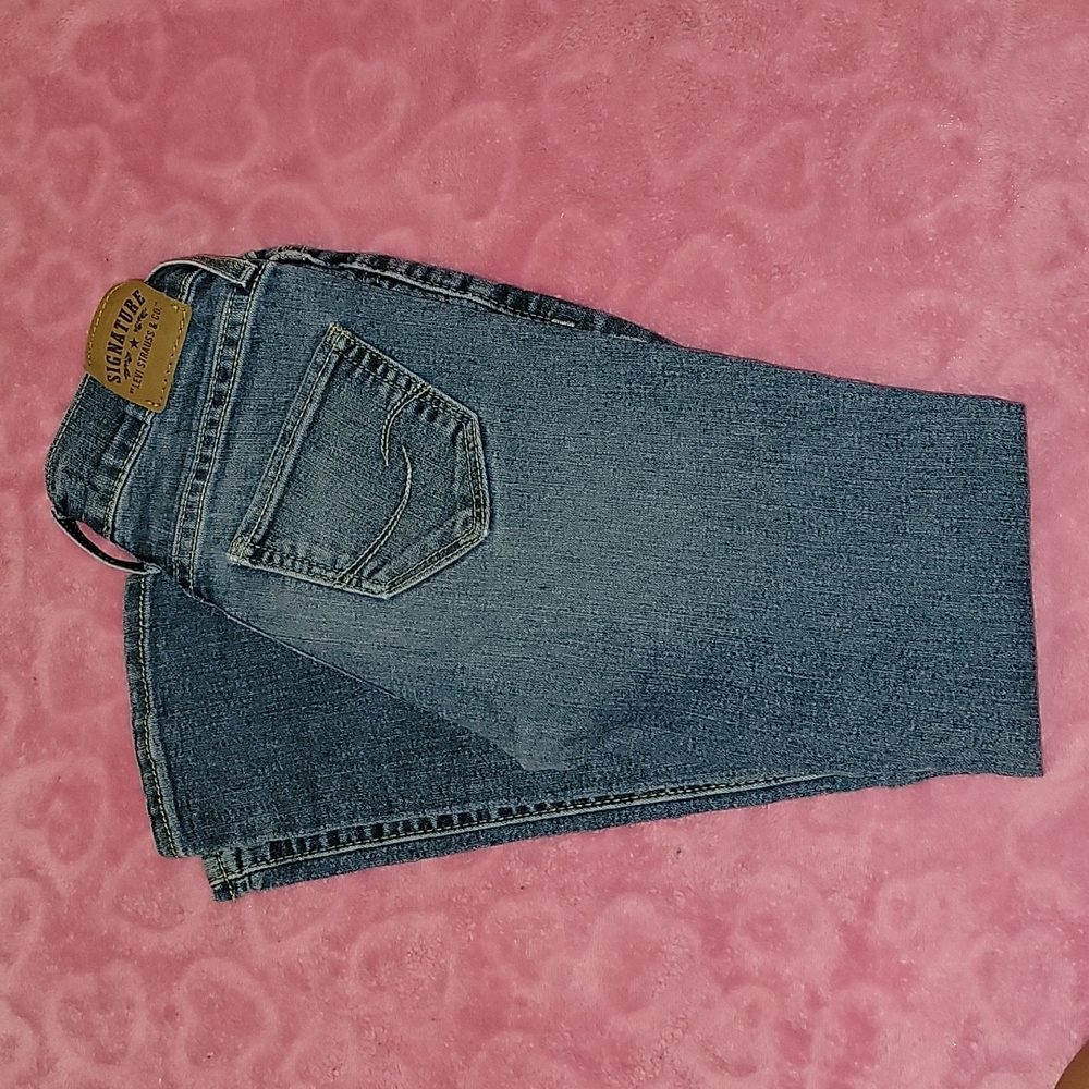 Girls Levi Signature Ripped Jeans